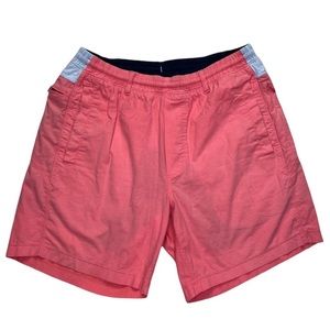 Birddogs Classic Lined Shorts Boom for your Boomstick Pink/Salmon w Navy…